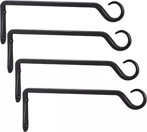 12inch 4 Pack Plant Hanger Sturdy Hanging Plant Hangers Outdoor Bird Feeder Hang - Picture 1 of 2