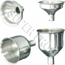 Stainless Steel Hip Flask Funnel Small Large Drinking Funnels Portable Alcohol