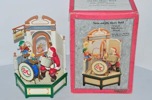 ENESCO SMALL WORLD OF MUSIC Santa And His Merry Band Multi-Action Musical 577561 - Picture 1 of 10