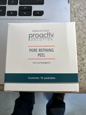 Box of 15 PROACTIV PORE REFINING PEEL Packettes Sealed Face Mask Skin Care - Image 1 of 2