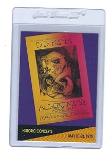 1991 PRO SET MUSICARDS Historic Concerts B.B. King at Fillmore Auditorium 1970 - Picture 1 of 2