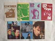 U2 Magazine - Pre Propaganda Original Vintage Fanzine 7 Issue Set 1981-1985