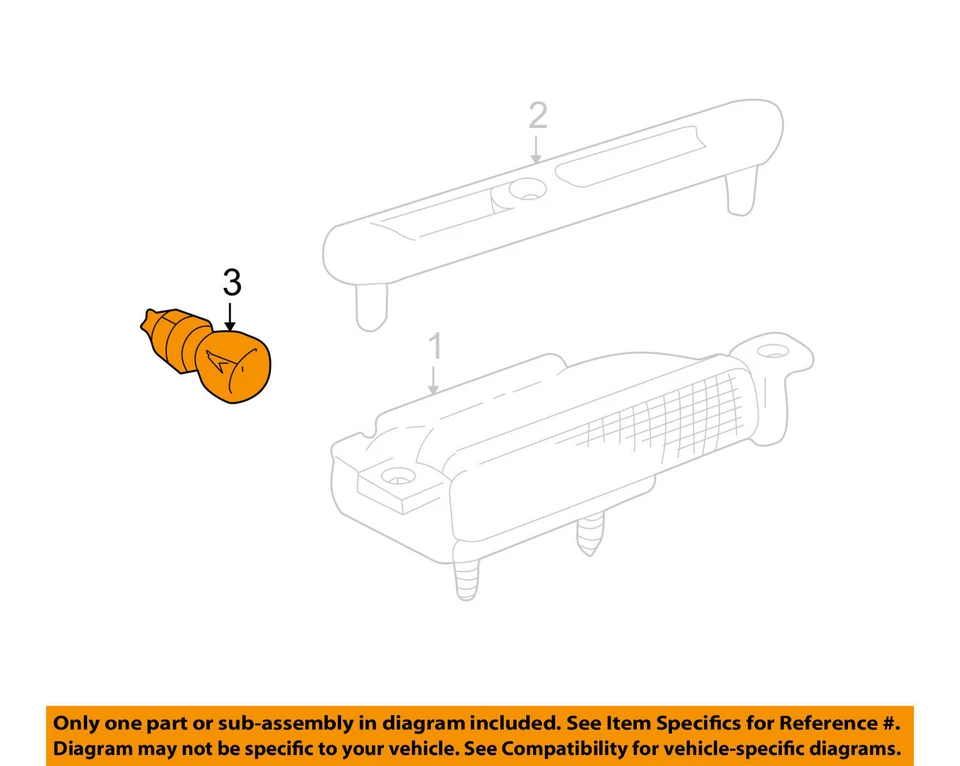GM OEM-Fog lámpara bombilla 19257057 L893 Foto 1 de 1