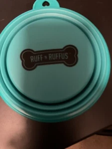 Ruff N Ruffus Collapsible Pet Bowl, Green - Picture 1 of 2