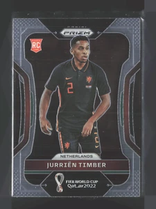 Jurrien Timber 2022 Panini Prizm Soccer FIFA World Cup Qatar #156 RC Rookie - Picture 1 of 2