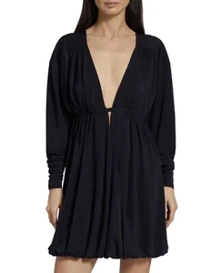 Cinq à Sept Destiny tief ausgeschnittenes Minikleid marineblau Größe Large neu mit Etikett $ 365 - Bild 1 von 12