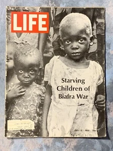 LIFE Magazine~ July 12,1968~ Starving Children of Biafra War - Picture 1 of 2