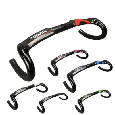 Full Carbon Fiber Road Bike Drop Bar Aerobar Handlebar 31.8*400/420/440mm - Image 1 of 4