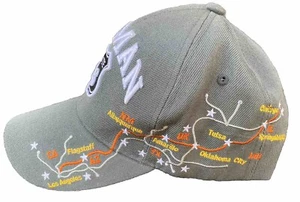 Oatman ROUTE 66 AZ Arizona Hat Cap Unisex Adjustable Map Embroidered USA - Picture 1 of 9