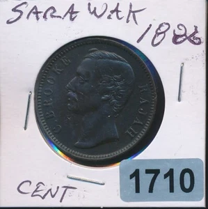 SARAWAK - 1886 CENT - #1710 - Picture 1 of 2