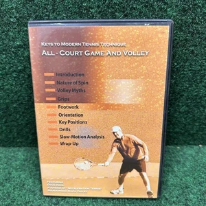 All Court Game & Volley Keys to Modern Tennis Technique by Doug King (2011, DVD) - Picture 1 of 3
