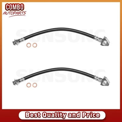 Sunsong Front Brake Hydraulic Hose for 1984 1985 1986 1987 Chevrolet Corvette - Image 1 of 4