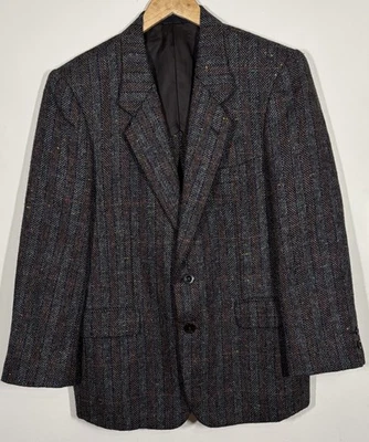 1980s ROZE HOMME Mens 42S Dormeuil Tweed Sport Coat Made In Japan Blazer Vintage - Image 1 of 4