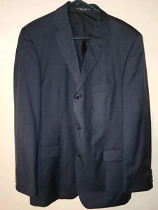 Mens 42R Hugo Boss Black Rossellini Movie Suit Jacket Blazer Sport Coat USA Made - Picture 1 of 6
