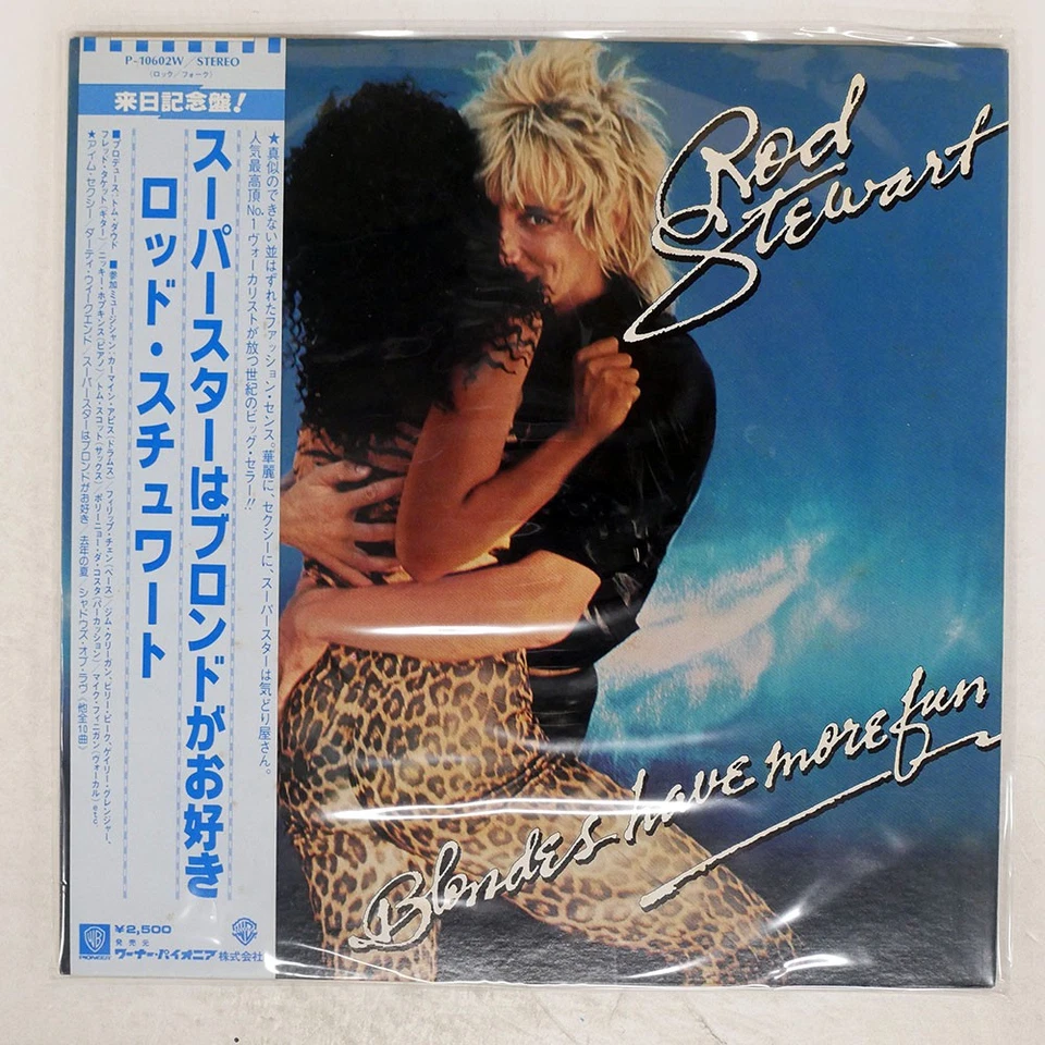 ROD STEWART BLONDES HAVE MORE FUN WARNER BROS. P10602W Japan OBI VINYL LP - Image 1 of 1