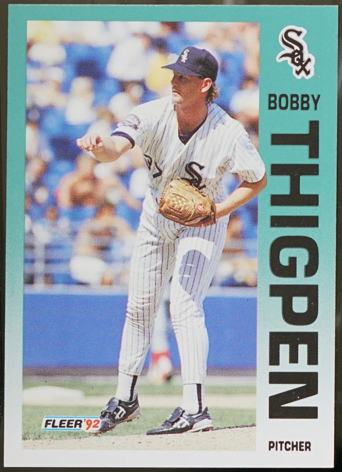 1992 Fleer Baseball Bobby Thigpen #99 NM - Image 1 of 1