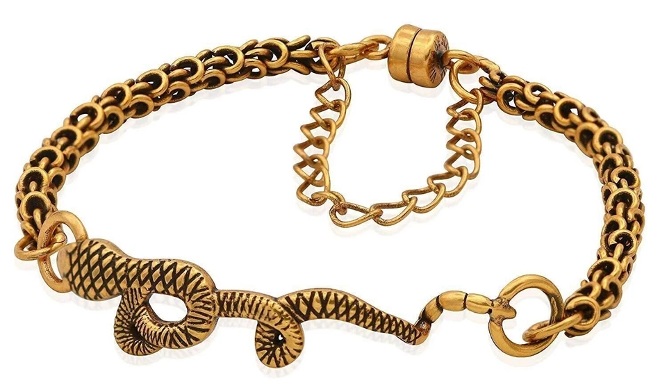 Alex and Ani Vintage Snake Magnetic Bracelet - Rafaelian Gold Finish