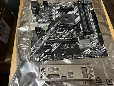 ASUS PRIME A520M-A AMD A520 DDR4 Socket AM4 Micro ATX Motherboard - Image 1 of 4