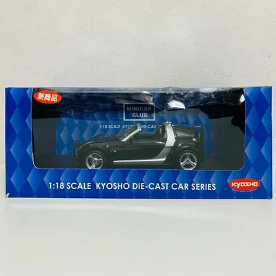 Used Item KYOSHO Kyosho 1 18 MINICAR CLUB Mini Car Club Smart Roadster Coupe Bla - Image 1 of 4