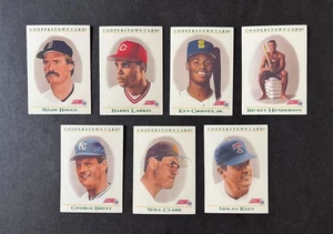 1991 SCORE COOPERSTOWN CARD COMPLETE INSERT SET OF 7 CARDS - W/GRIFFEY - #110925H - Bild 1 von 2