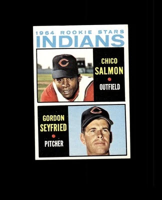 1964 Topps 499 Rookie Stars Chico Salmon/Gordon Seyfried RC EX #D1,478757 - Image 1 of 2