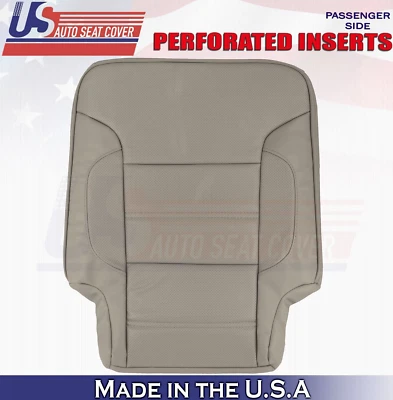 2015 2016 For GMC Yukon Denali 2nd Row Passenger Top Leather Seat Cover Tan - Image 1 of 4