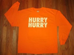 Denver Broncos, XL Langarmshirt, "Hurry Hurry", orange, SCHÖN (Foto # 2777) - Bild 1 von 1