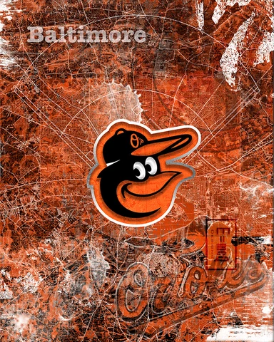 Baltimore Orioles 16x20inch Poster Baltimore Orioles Baseball Free Shipping Us Cover