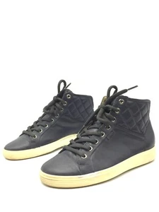 ECCO Soft 7 Zapatos De Cuero Azul Confort Para Mujer T.37 US.6 UK.4,5 - Imagen 1 de 5