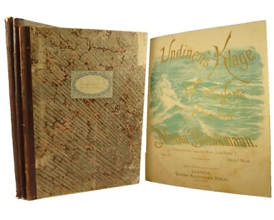 19th century (mostly) German piano music, including Mozart, etc.. (notebooks) - Image 1 of 4