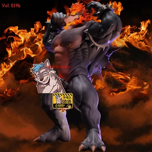 Furry Studio Bowser Dark Great Demon King Orc Modle Toys Statue Collect Anime - Bild 1 von 8
