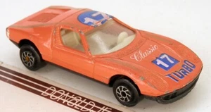 Yatming #817 Lamborghini Miura 1960s Sports Car Orange #17 1/64 Scale - Picture 1 of 2