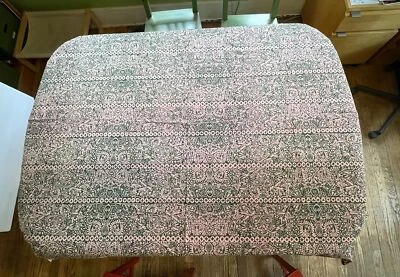 Tela vintage 1959 Marimekko rosa y verde 52" x 70" Kulkunen de Maija Isola Foto 1 de 4