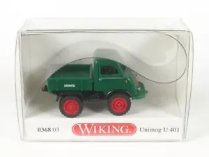 Mercedes-Benz Unimog U 401 Con Cuerda Para ( Verde Musgo ) 1950-1953 - Imagen 1 de 1