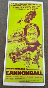 CANNONBALL - original poster DAVID CARRADINE - Picture 1 of 1