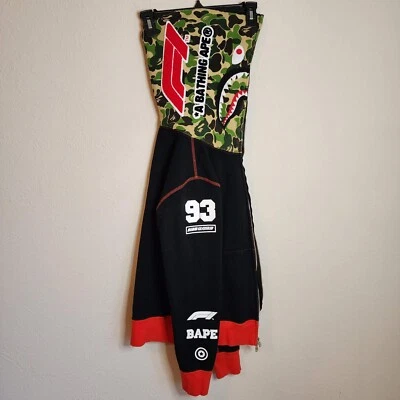 Sudadera con capucha BAPE x F1 Shark cremallera completa, pequeña Foto 1 de 4