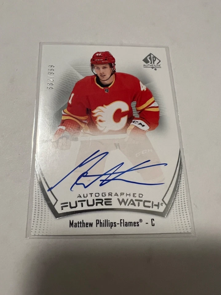 2021-22 SP Authentic Future Watch Auto #123 Matthew Phillips /999 - Image 1 of 2