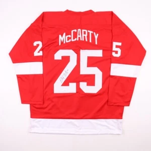 Darren McCarty Signed Detroit Red Wings Jersey (JSA COA) 4xStanley Cup Champion - Picture 1 of 3