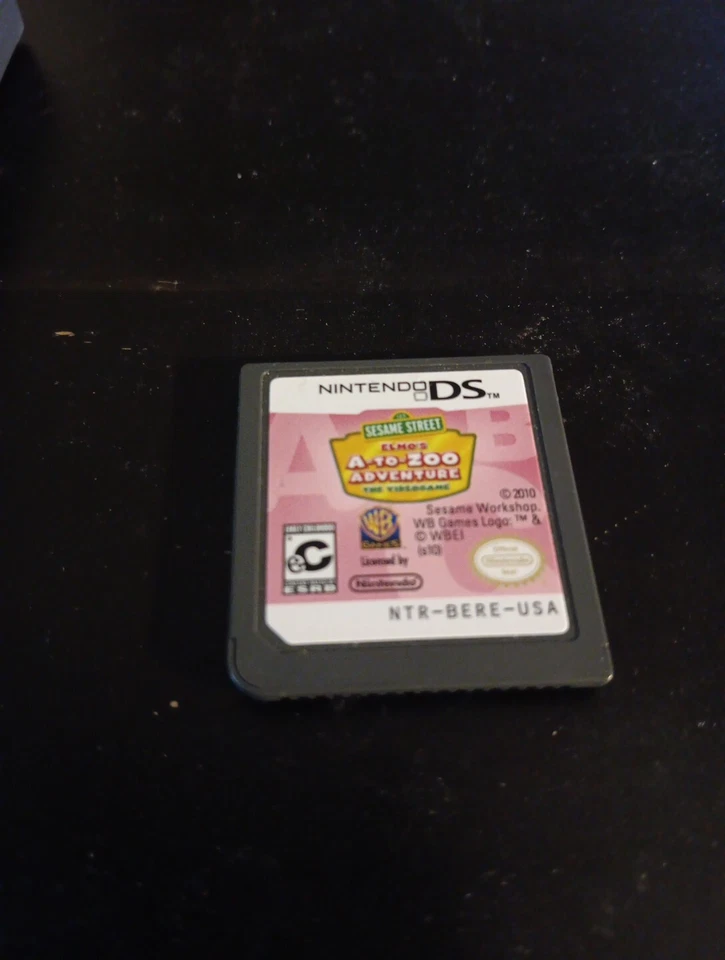 SESAME STREET ELMO'S A-TO-ZOO ADVENTURE Nintendo DSi XL Lite 2DS 3DS PROBADO Juego Foto 1 de 1