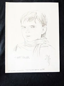 Timmy Failure Mistakes  Signed DAN SCHAEFER Hand Drawn Convention Art 8.5x11 - Picture 1 of 3