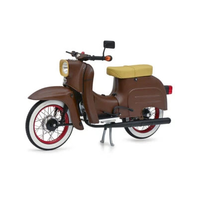 Schuco 450663600 Simson Schwalbe KR51/1 "Custom II" braun matt - limitiert- Maßs - Bild 1 von 4