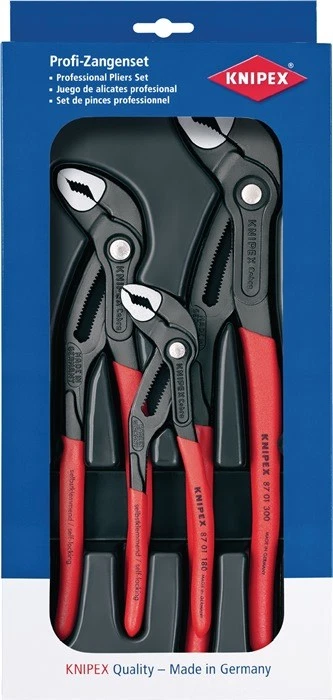 KNIPEX 00 20 09 V02 Cobra-Paket Zangen