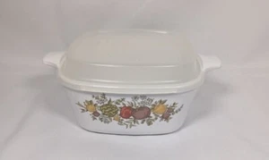 Vintage Corning Ware Spice of Life P-43-B 2 3/4 Cup Casserole w Plastic Lid NEW - Picture 1 of 3