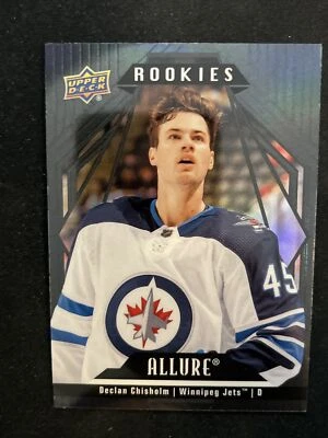 22-23 UD Allure Hockey Rookies Black Rainbow 103 Declan Chisholm - Image 1 of 2