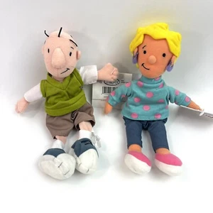 Disney Doug Mini Bean Bag Doug and Patti Set 2 Plush Stuffed Toy Collectible - Picture 1 of 16