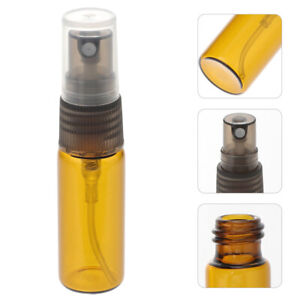 10 pièces mini flacons pulvérisateurs en verre pour parfum et huile essentielle (5 ml)