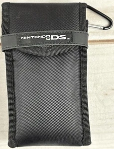 Authentic Nintendo DS Case Switch n Carry Travel Carrying Bag Black Case - Picture 1 of 8