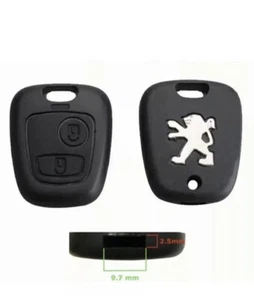 GUSCIO CHIAVE TELECOMANDO PEUGEOT ATTACCO CON LAMA A PUNTA VEDI MISURA - Picture 1 of 1