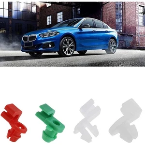 24 Pieces Car Door Lock Rod Clips for Drivers Side Left Right 235mm Hole Set - Picture 1 of 7