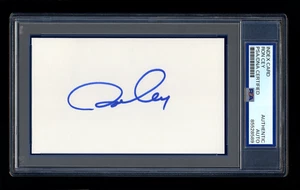 RON CEY SIGNED MINT INDEX CARD PSA/DNA AUTO LOS ANGELES DODGERS 1981 WSC MVP - Picture 1 of 2